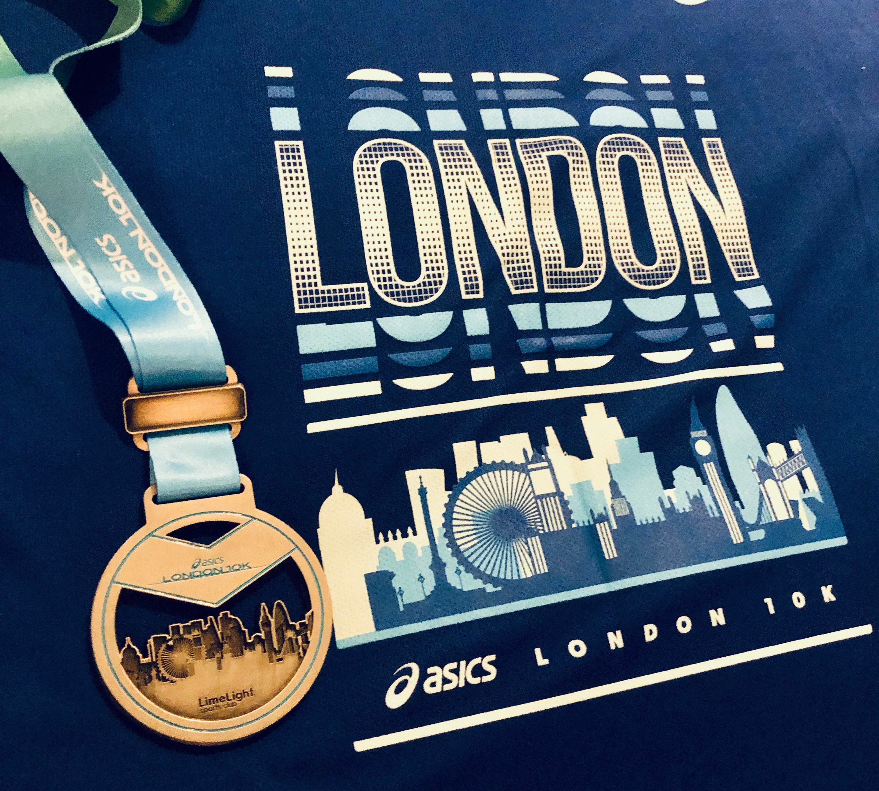 ASICS London 10k Medal