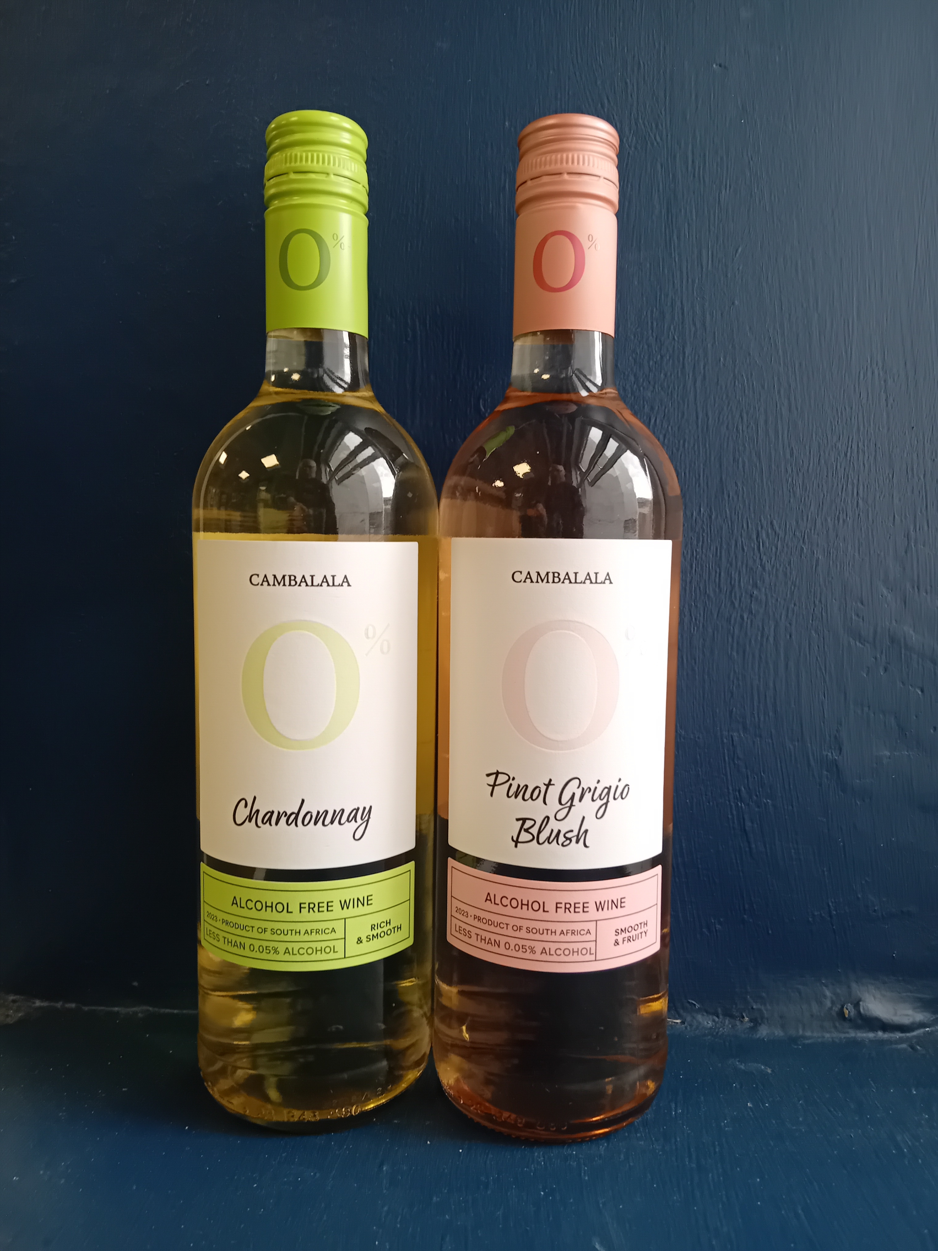 Aldi Chardonnay and Pinot Grigio