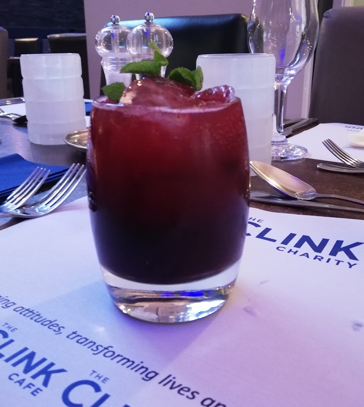 Blueberry and Ginger Mojito