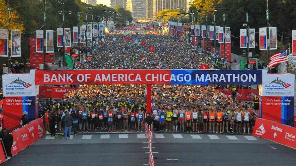 Chicago Marathon 2023 Mass Start 1