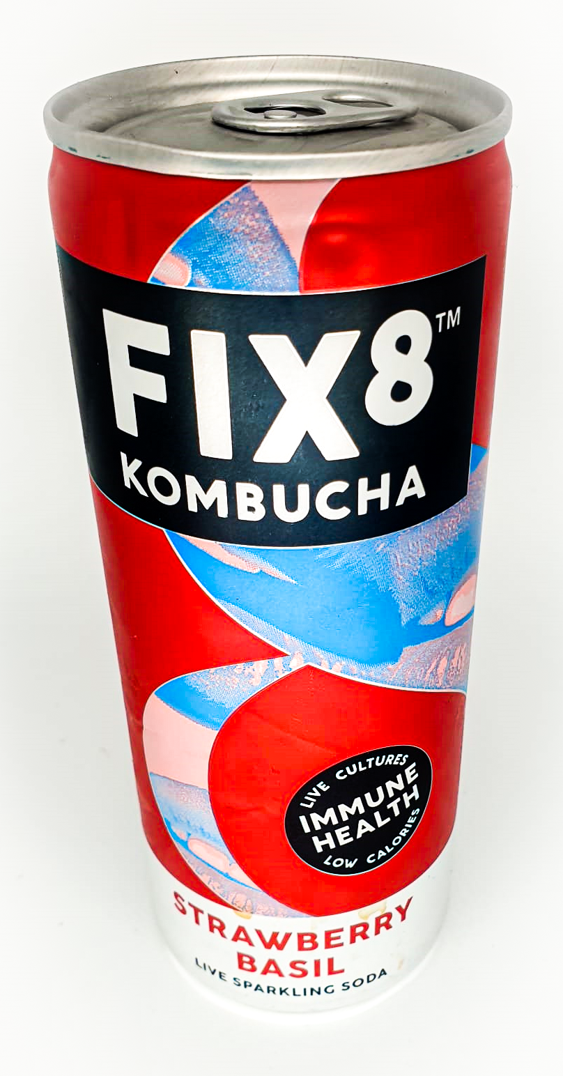 FX 8 Kombucha Strawberry and Basil