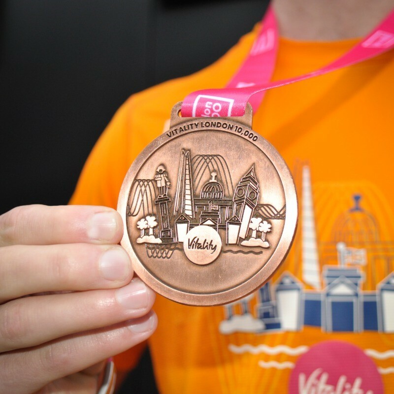 London 10000 Medal 002