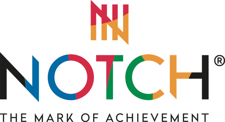 Notch multicoloured logo