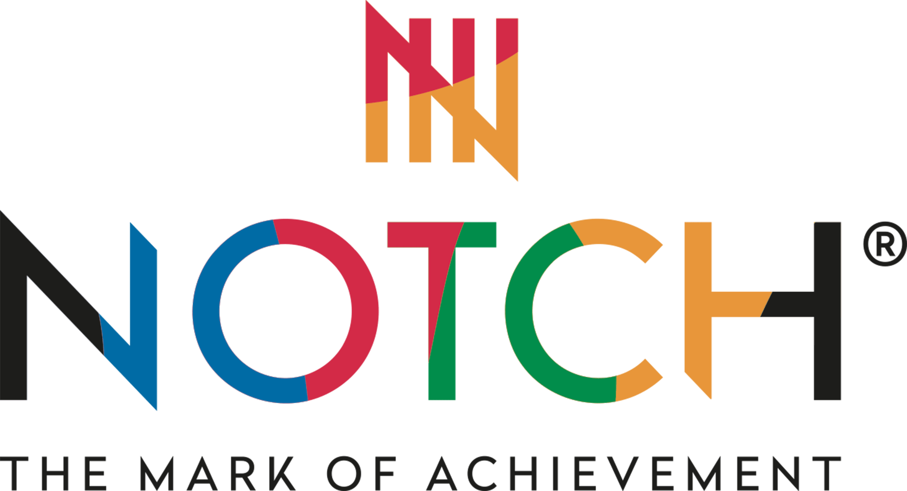 Notch multicoloured logo