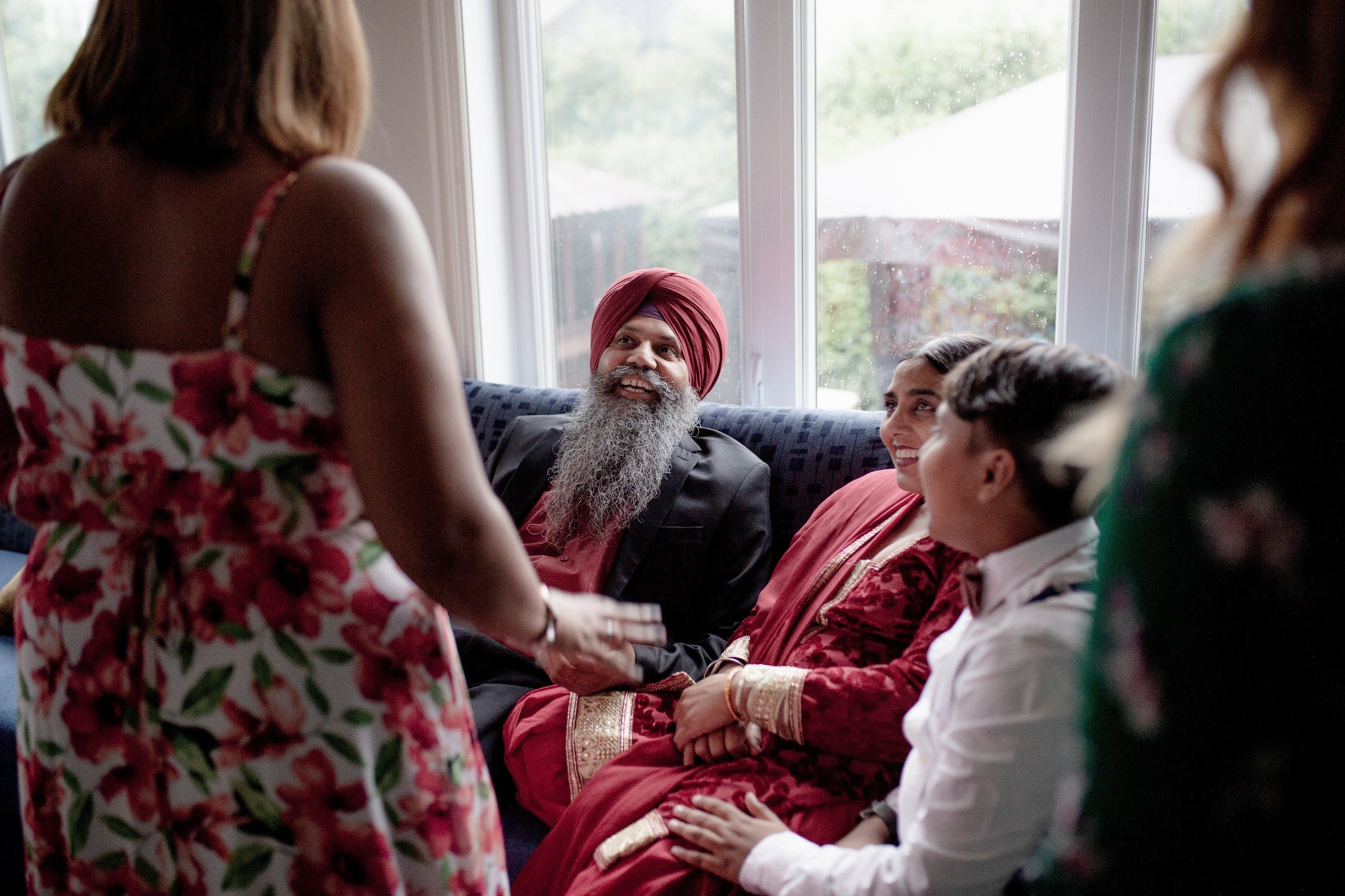 Punjabi family gathering