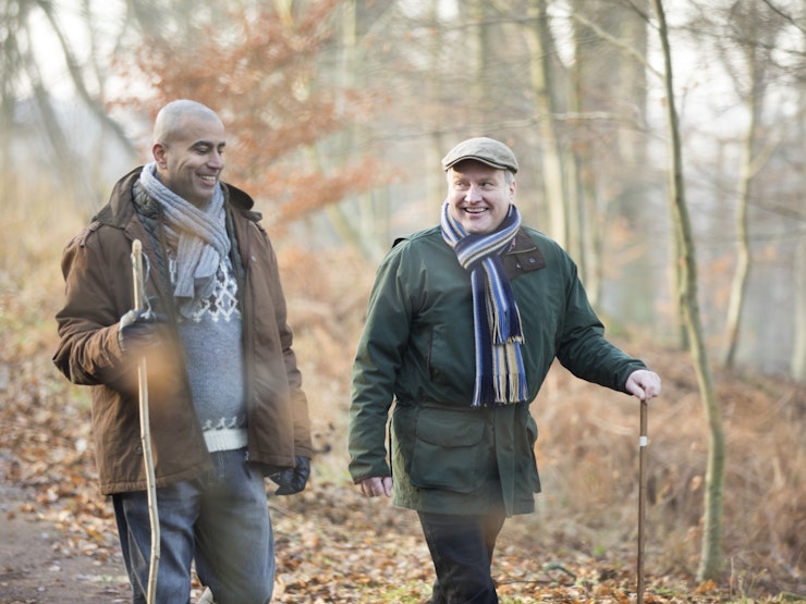 Two Friends On Walk Istock 847326516