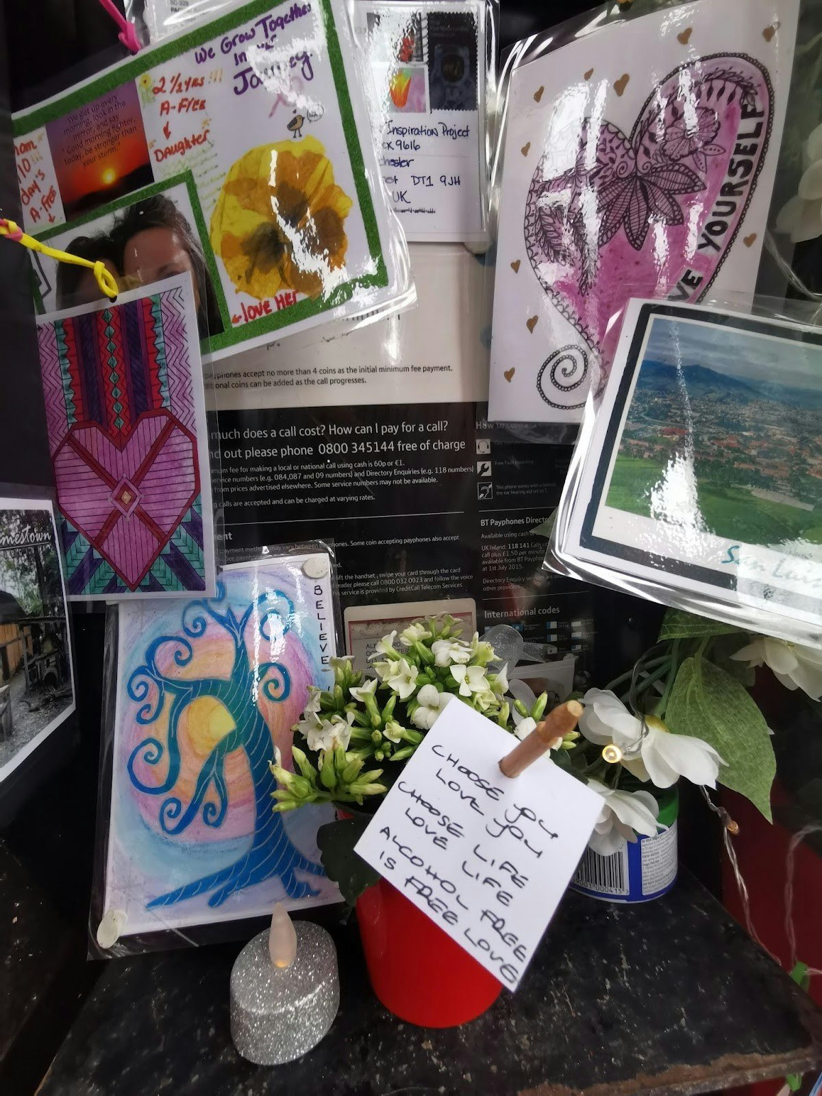 Anthea postcard project