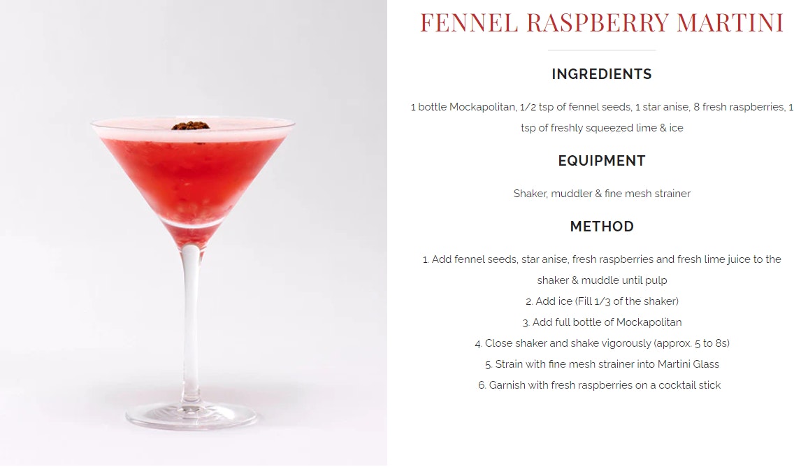 Fennel martini